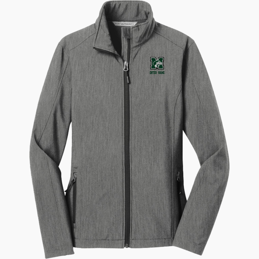 MONADNOCK REGIONAL MIDDLE HIGH SCHOOL HUSKIES <span class="pdp-name-mascot">MONADNOCK REGIONAL HUSKIES</span> Port Authority Women's Core Soft Shell Jacket