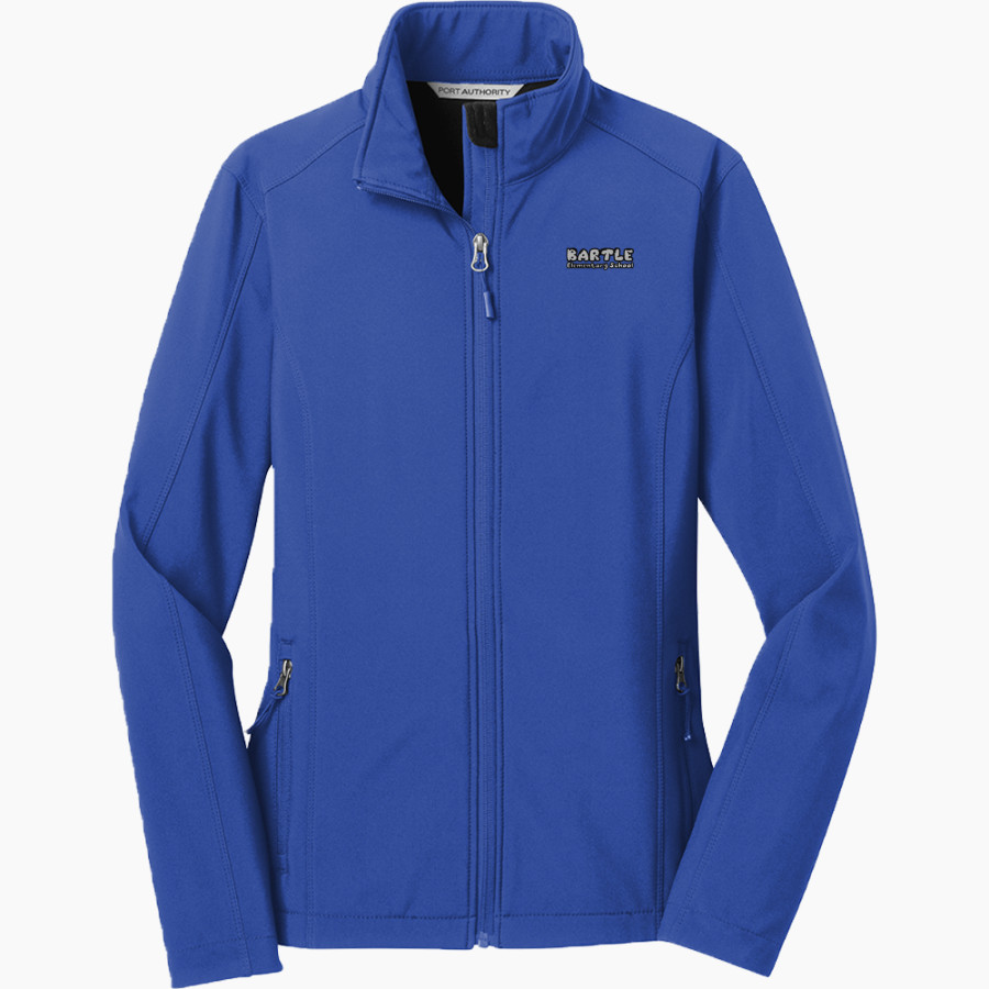 BARTLE Dolphins <span class="pdp-name-mascot">BARTLE ELEMENTARY SCHOOL Dolphins</span> Port Authority Women's Core Soft Shell Jacket