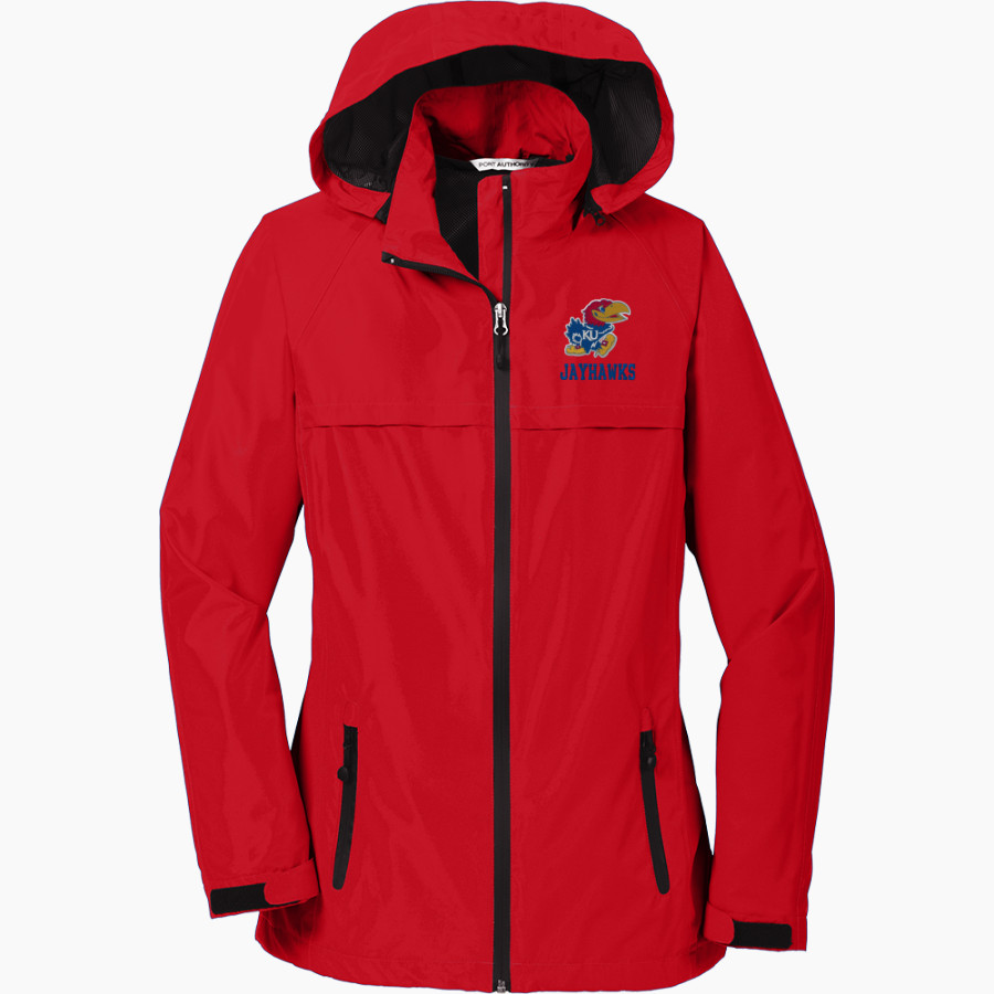 University Of Kansas Jayhawks <span class="pdp-name-mascot">University Of Kansas Jayhawks</span> Port Authority Women's Torrent Waterproof Jacket