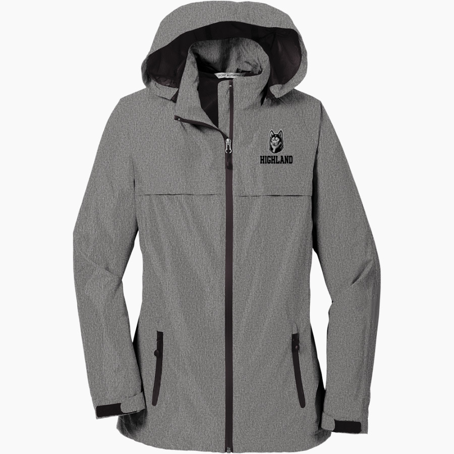 HIGHLAND HIGH SCHOOL HUSKIES <span class="pdp-name-mascot">HIGHLAND HUSKIES</span> Port Authority Women's Torrent Waterproof Jacket
