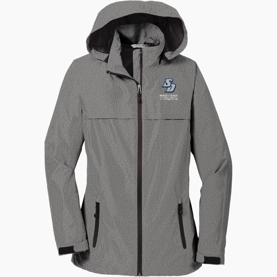 University of San Diego Toreros Port Authority Women's Torrent Waterproof Jacket