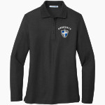 Legacy Rams Port Authority Women's Silk Touch Long Sleeve Polo Front Thumbnail