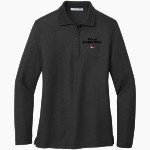 JUNEAU-DOUGLAS HIGH SCHOOL CRIMSON BEARS <span class="pdp-name-mascot">JUNEAU - DOUGLAS CRIMSON BEARS</span> Port Authority Women's Silk Touch Long Sleeve Polo Front Thumbnail