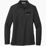 Bishop Montgomery Knights <span class="pdp-name-mascot">Bishop Montgomery Knights</span> Port Authority Women's Silk Touch Long Sleeve Polo Front Thumbnail