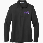 UPSON-LEE High School Knights Port Authority Women's Silk Touch Long Sleeve Polo Front Thumbnail