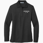 Jupiter Christian Eagles <span class="pdp-name-mascot">Jupiter Eagles</span> Port Authority Women's Silk Touch Long Sleeve Polo Front Thumbnail