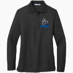 Winnebago Lutheran Vikings Online Store <span class="pdp-name-mascot">Winnebago Lutheran Academy Vikings</span> Port Authority Women's Silk Touch Long Sleeve Polo Front Thumbnail
