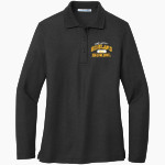 HIGHLAND HIGH SCHOOL HUSKIES <span class="pdp-name-mascot">HIGHLAND HUSKIES</span> Port Authority Women's Silk Touch Long Sleeve Polo Front Thumbnail