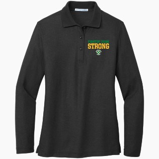 Port Authority Women's Silk Touch Long Sleeve Polo