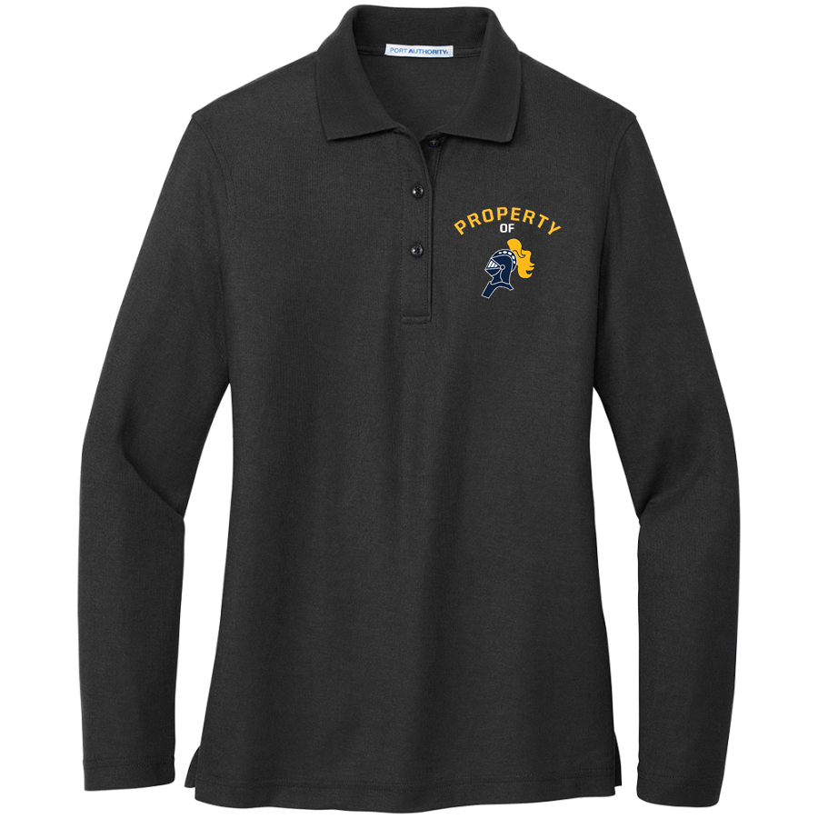 Castle Knights <span class="pdp-name-mascot">Castle Knights</span> Port Authority Women's Silk Touch Long Sleeve Polo