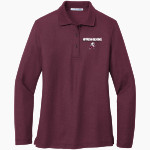 COBDEN HIGH SCHOOL APPLEKNOCKERS <span class="pdp-name-mascot">COBDEN APPLEKNOCKERS</span> Port Authority Women's Silk Touch Long Sleeve Polo Front Thumbnail