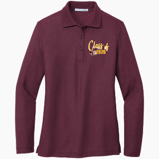 Port Authority Women's Silk Touch Long Sleeve Polo
