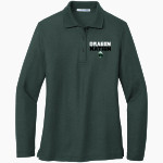 Delphian Dragons <span class="pdp-name-mascot">Delphian Dragons</span> Port Authority Women's Silk Touch Long Sleeve Polo Front Thumbnail