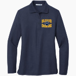 Goldsboro Cougars <span class="pdp-name-mascot">Goldsboro Cougars</span> Port Authority Women's Silk Touch Long Sleeve Polo Front Thumbnail