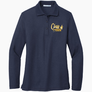 Port Authority Women's Silk Touch Long Sleeve Polo