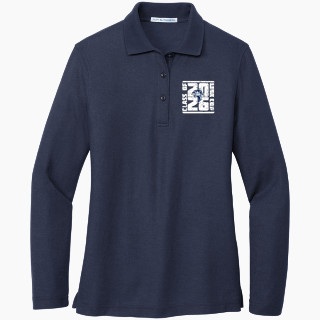 Port Authority Women's Silk Touch Long Sleeve Polo