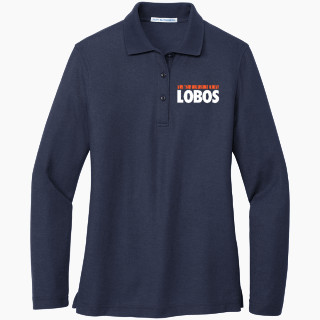 Port Authority Women's Silk Touch Long Sleeve Polo