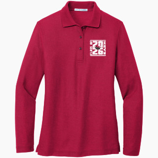 Port Authority Women's Silk Touch Long Sleeve Polo