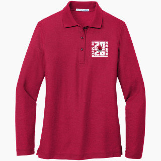 Port Authority Women's Silk Touch Long Sleeve Polo