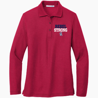 Port Authority Women's Silk Touch Long Sleeve Polo