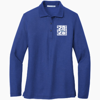 Port Authority Women's Silk Touch Long Sleeve Polo