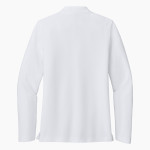 Zion Lutheran School Panthers Port Authority Women's Silk Touch Long Sleeve Polo Back Thumbnail