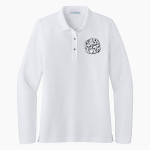 Zion Lutheran School Panthers Port Authority Women's Silk Touch Long Sleeve Polo Front Thumbnail