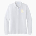 Lebanon Tigers Port Authority Women's Silk Touch Long Sleeve Polo Front Thumbnail