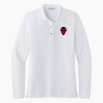 Chaffee Red Devils <span class="pdp-name-mascot">Chaffee Schools Red Devils</span> Port Authority Women's Silk Touch Long Sleeve Polo Front Thumbnail