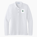 Franklin Quakers <span class="pdp-name-mascot">Franklin Quakers</span> Port Authority Women's Silk Touch Long Sleeve Polo Front Thumbnail