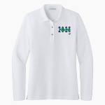 Babcock Trailblazers <span class="pdp-name-mascot">Babcock High School Trailblazers</span> Port Authority Women's Silk Touch Long Sleeve Polo Front Thumbnail