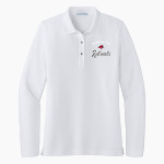 Benedictine University Mesa Redhawks Port Authority Women's Silk Touch Long Sleeve Polo Front Thumbnail