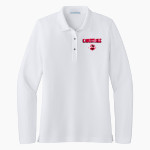 OSBORNE HIGH SCHOOL CARDINALS <span class="pdp-name-mascot">OSBORNE CARDINALS</span> Port Authority Women's Silk Touch Long Sleeve Polo Front Thumbnail