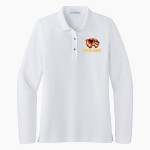 Au Gres-Sims HIGH SCHOOL WOLVERINES <span class="pdp-name-mascot">AU GRES - SIMS WOLVERINES</span> Port Authority Women's Silk Touch Long Sleeve Polo Front Thumbnail