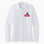 Everett Trojan <span class="pdp-name-mascot">Everett Trojans</span> Port Authority Women's Silk Touch Long Sleeve Polo Front Thumbnail