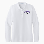 Niles North Vikings Port Authority Women's Silk Touch Long Sleeve Polo Front Thumbnail