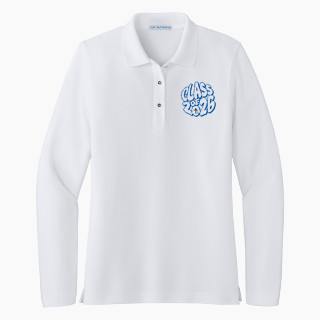 Port Authority Women's Silk Touch Long Sleeve Polo