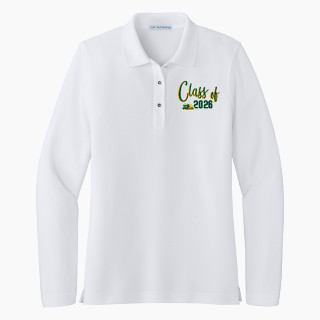 Port Authority Women's Silk Touch Long Sleeve Polo