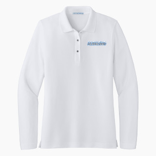 Port Authority Women's Silk Touch Long Sleeve Polo