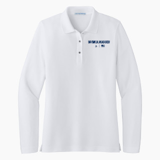 Port Authority Women's Silk Touch Long Sleeve Polo