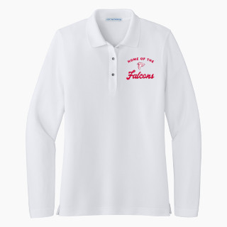 Port Authority Women's Silk Touch Long Sleeve Polo