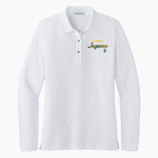 Port Authority Women's Silk Touch Long Sleeve Polo