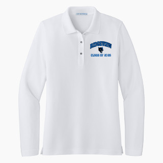 Port Authority Women's Silk Touch Long Sleeve Polo