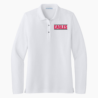 Port Authority Women's Silk Touch Long Sleeve Polo