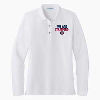 Port Authority Women's Silk Touch Long Sleeve Polo