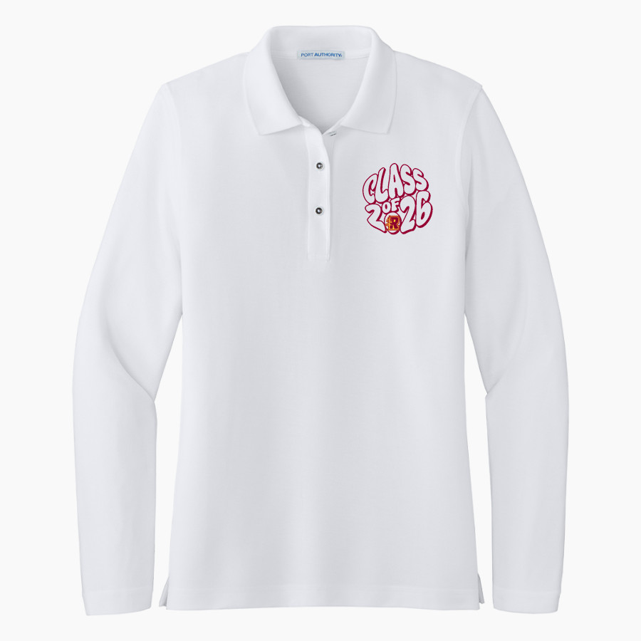 College of the Redwoods CORSAIRS <span class="pdp-name-mascot">College of the Redwoods CORSAIRS</span> Port Authority Women's Silk Touch Long Sleeve Polo