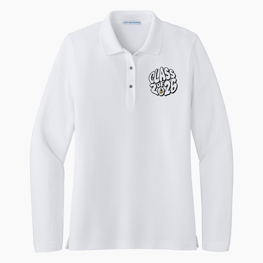 Avoca-Prattsburgh Titans <span class="pdp-name-mascot">Avoca-Prattsburgh</span> Port Authority Women's Silk Touch Long Sleeve Polo