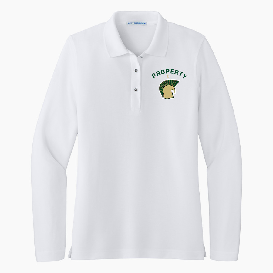 Mayo Spartans <span class="pdp-name-mascot">Mayo Spartans</span> Port Authority Women's Silk Touch Long Sleeve Polo