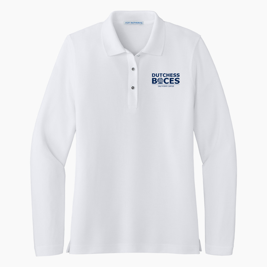 Dutchess BOCES <span class="pdp-name-mascot">Dutchess County BOCES</span> Port Authority Women's Silk Touch Long Sleeve Polo