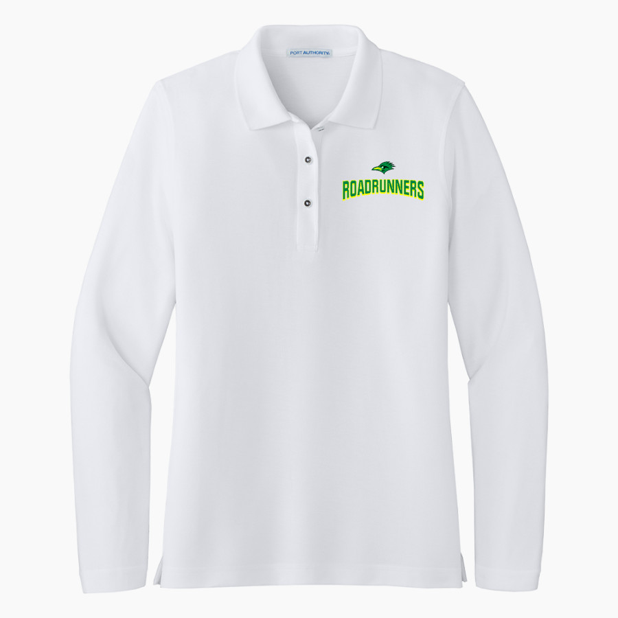 San Tan Charter Roadrunners Port Authority Women's Silk Touch Long Sleeve Polo